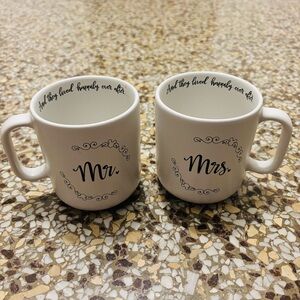 Mr. and Mrs. Disney Mugs